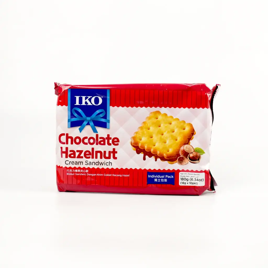  بسكت سندويش كريمة الشوكولاتة بالبندق 180 غم