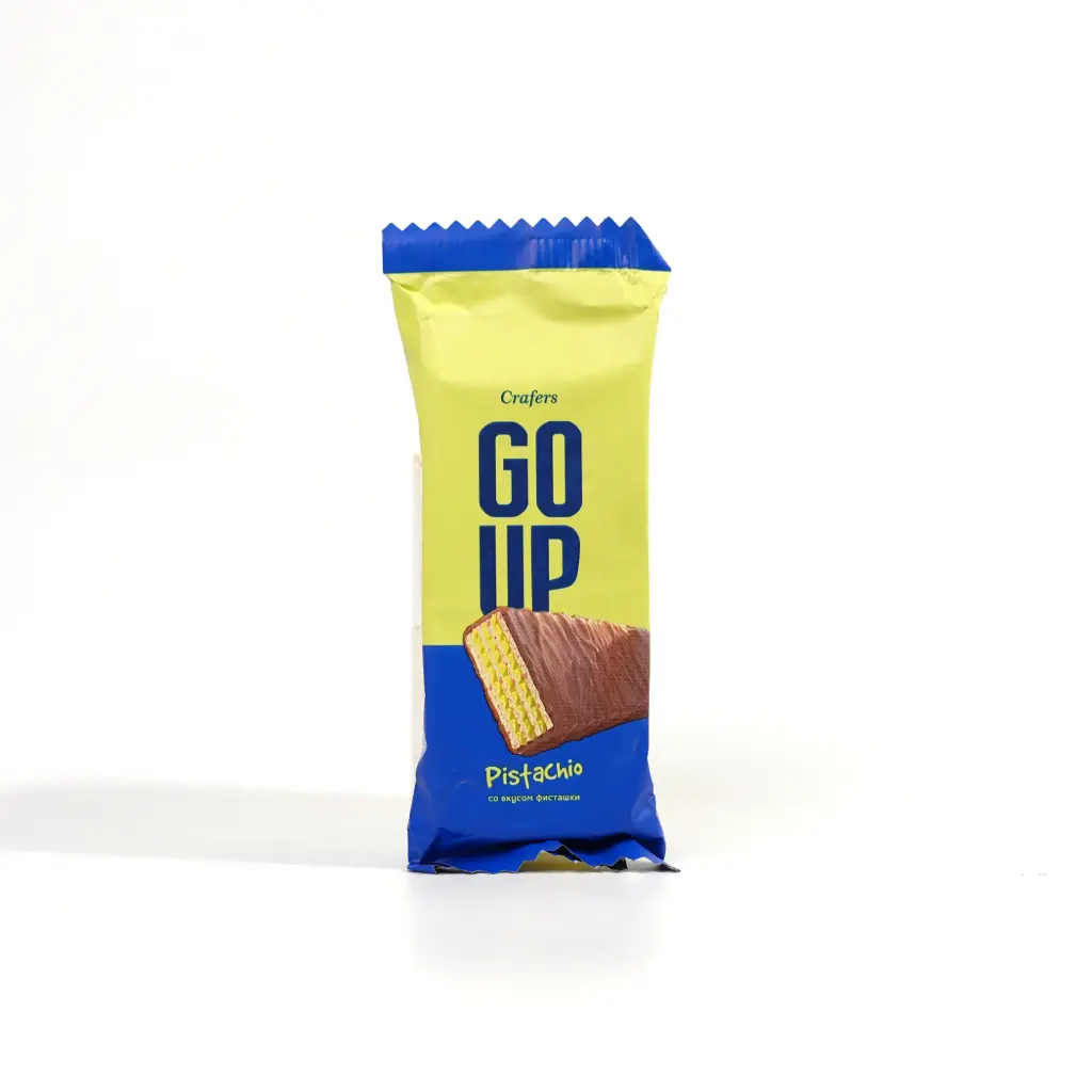 ويفر مغطى بنكهة الفستق كو اب 30 غم