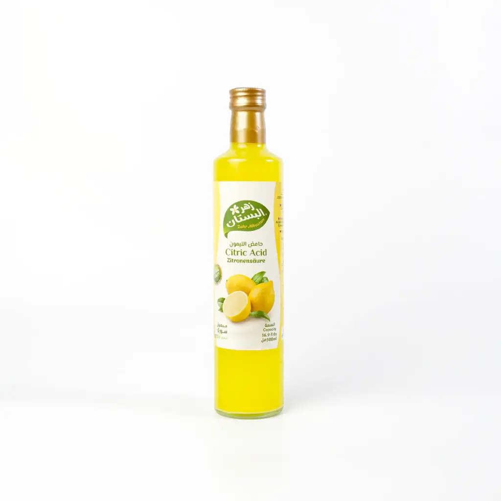حامض الليمون زجاج زهر البستان 500 مل