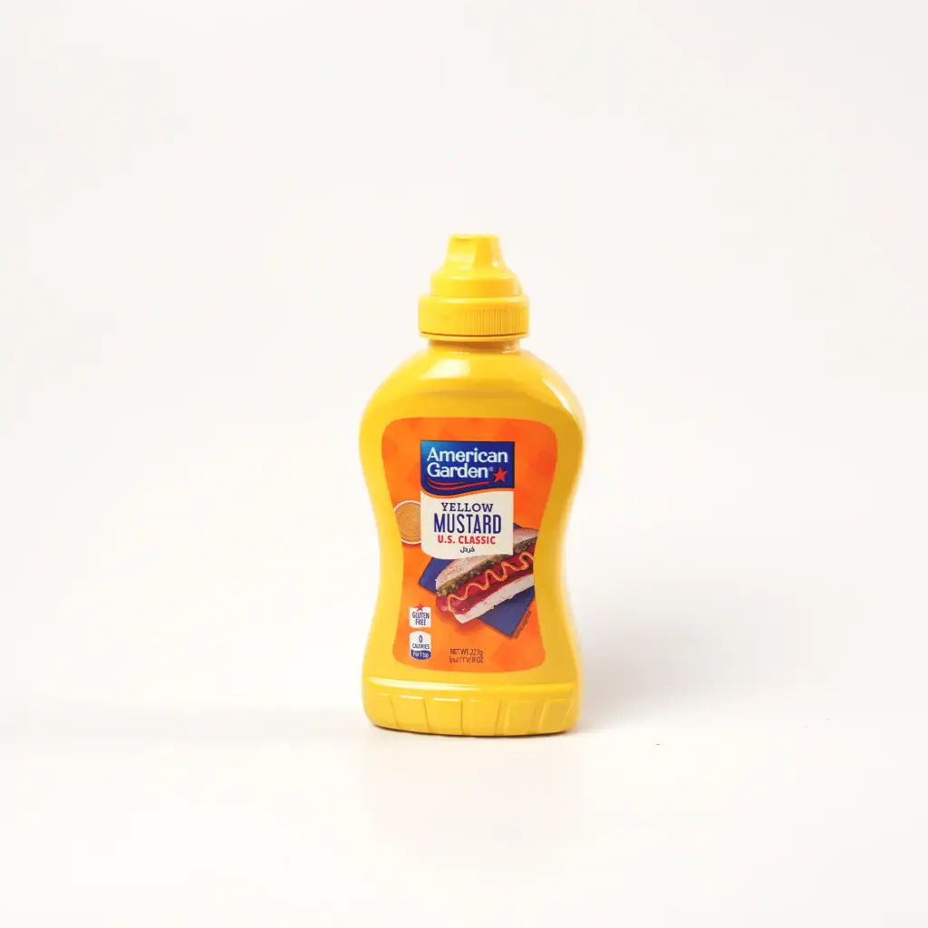  خردل اصفر عصارة امريكان كاردن 227 غم 