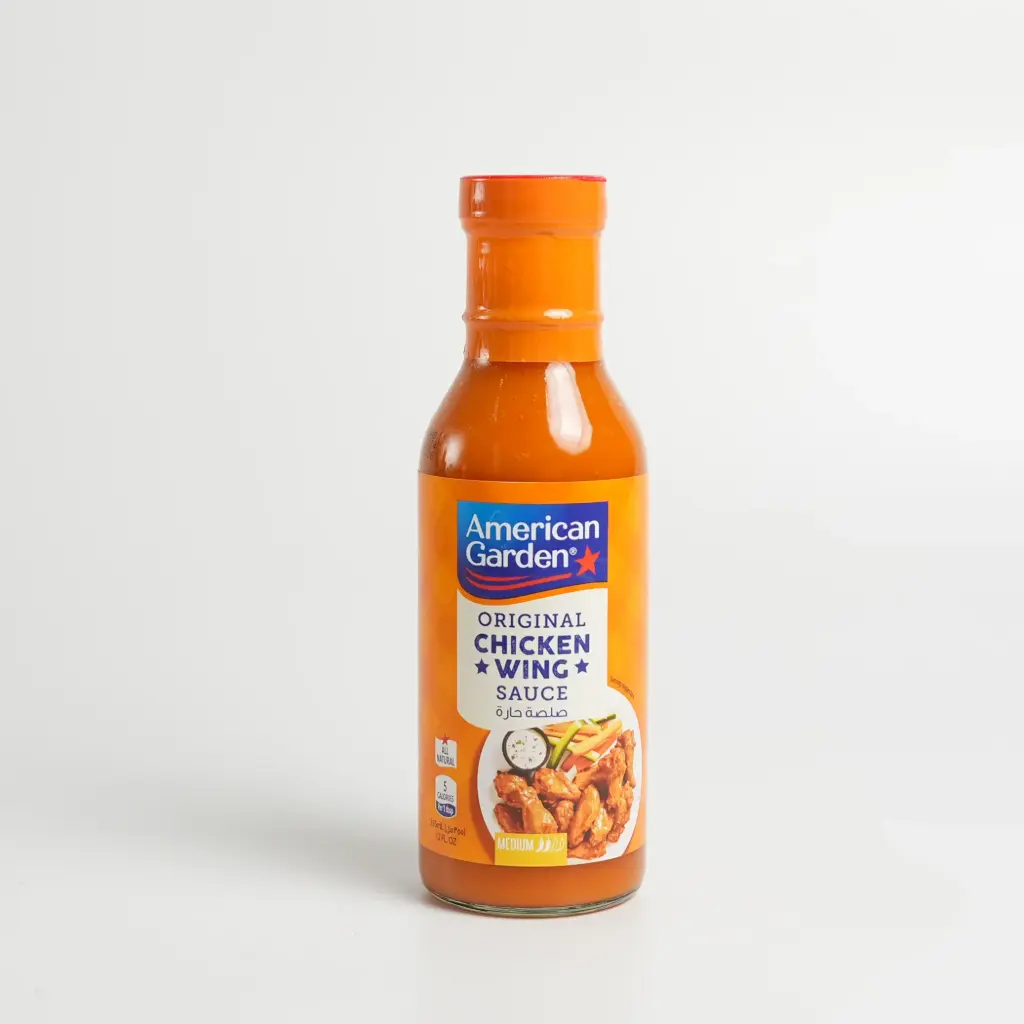  صلصة البافالو الحارة امريكان كاردن  355مل الاصليه 