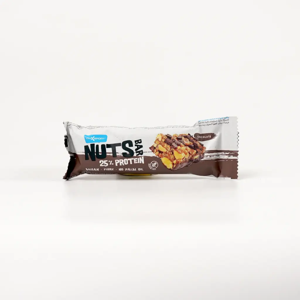 بروتين بار مكسرات بالشوكولا ماكس سبورت 40 غم 