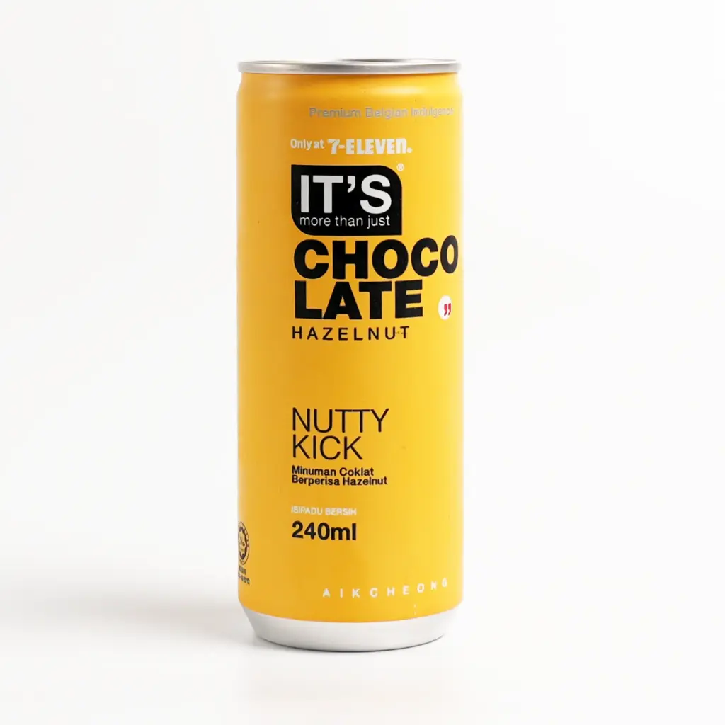 علبة معدنية مشروب الشوكولاته بالبندق اتس 240 مل 