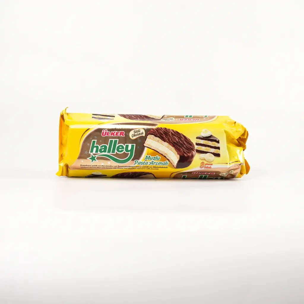 بسكويت بنكهة موز هالي اولكر 210 غم