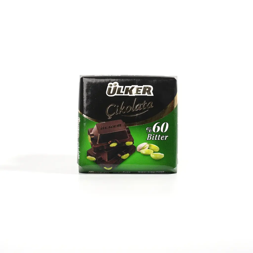 شوكولاتة داكن بالفستق اولكر 65 غم
