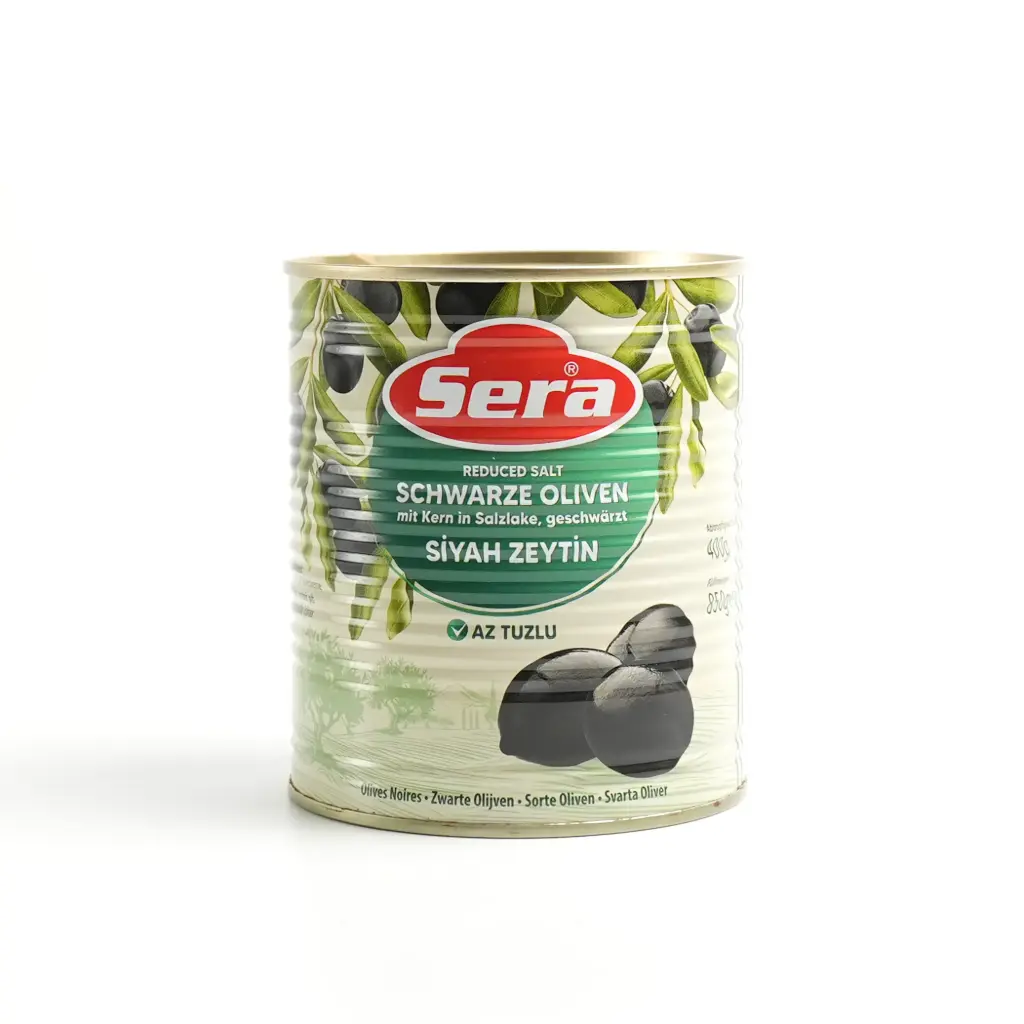  زيتون اسود بنواة سيرة 850 غم