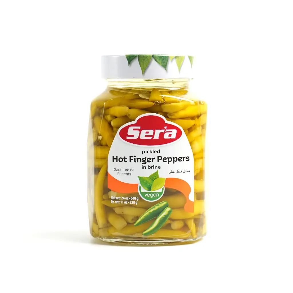 فلفل حار مخلل بدون الجذع سيرة 640 غم