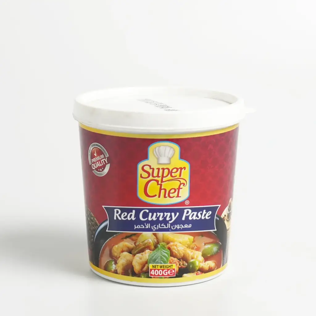 معجون الكاري الأحمر سوبر شيف  400 غم