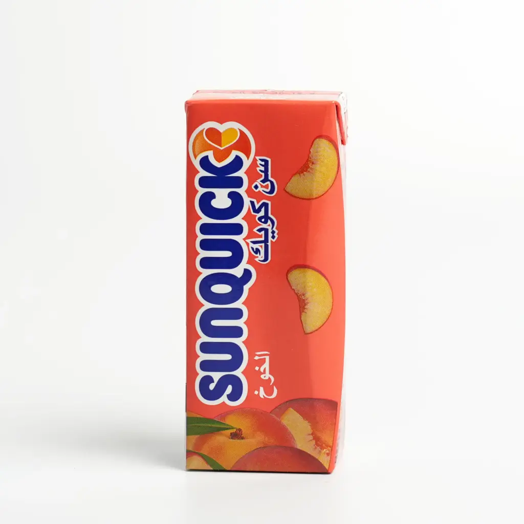 عصير  خوخ علبه سن كويك 200 مل
