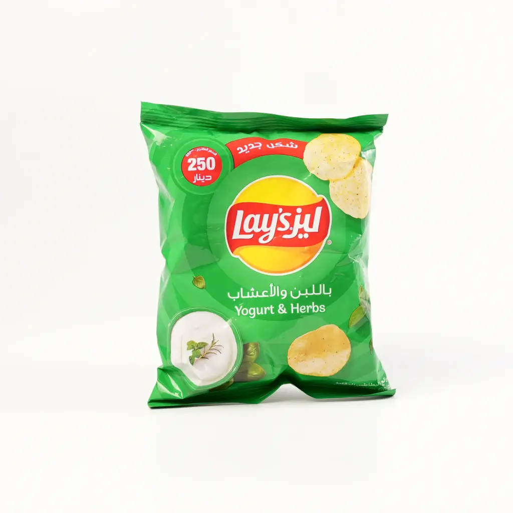 جبس بطعم لبن وأعشاب صغير ليز