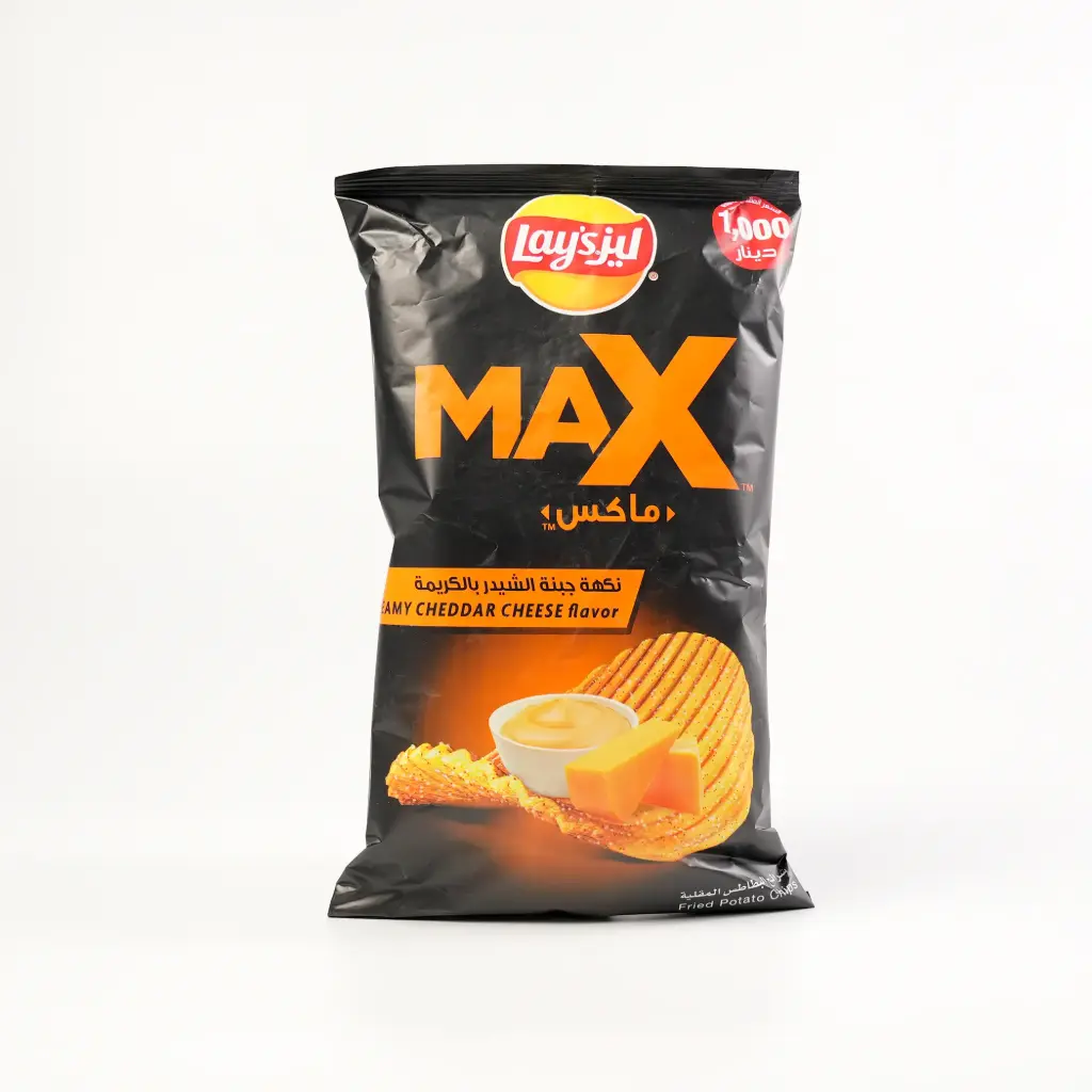 جبس بطعم جبنة شيدر عائلي ماكس ليز
