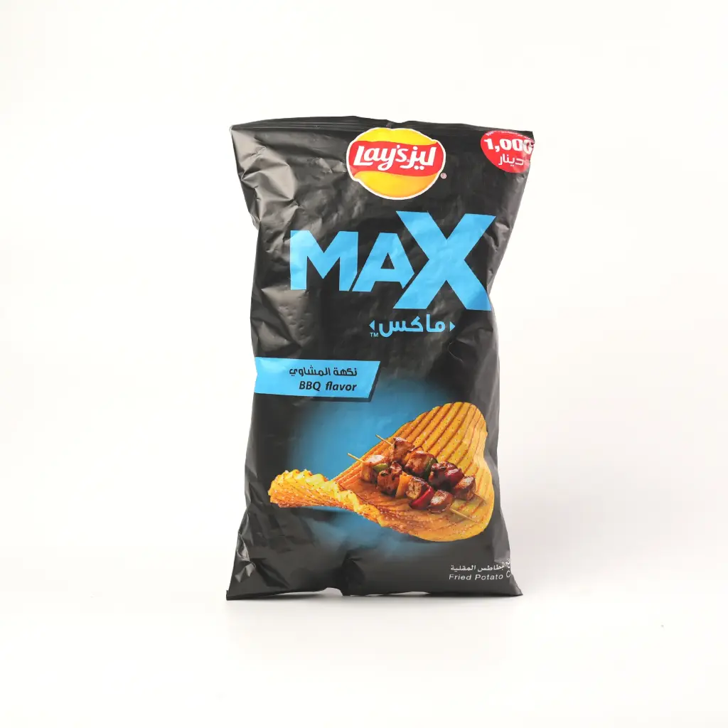 جبس بطعم باربكيو عائلي ماكس ليز