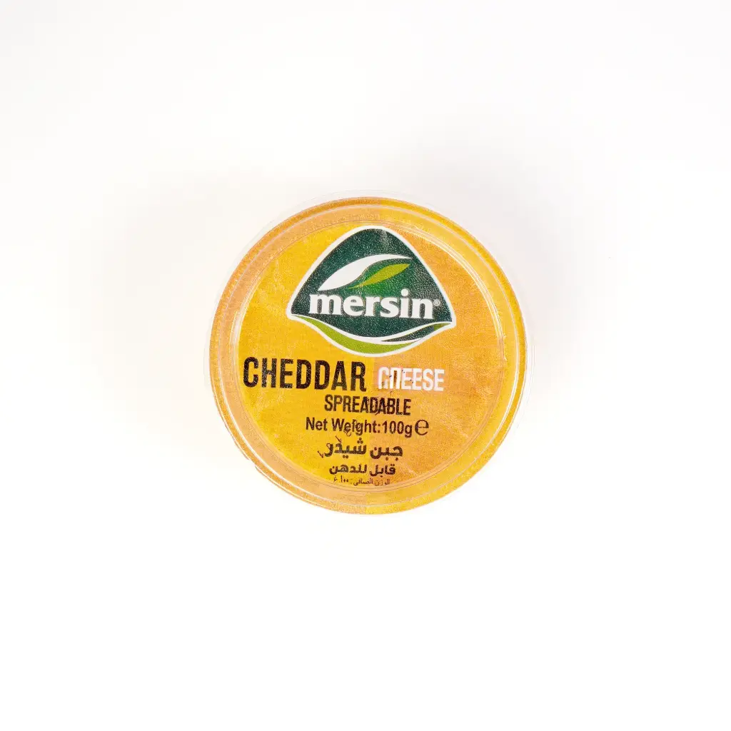  جبن شيدر قابل للدهن مرسين 100 غم