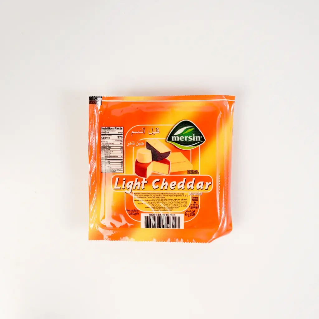 جبن شيدر قليل الدسم مرسين  250غم