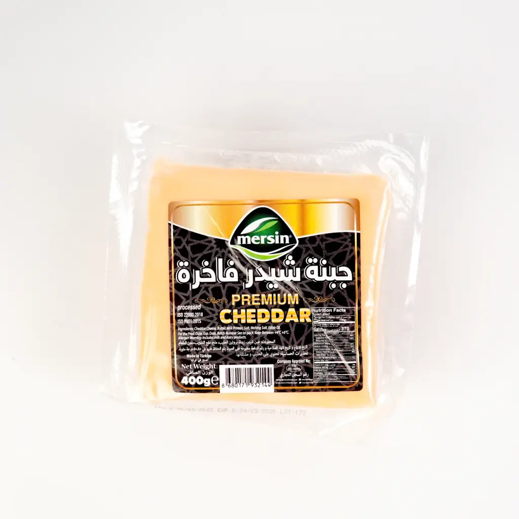  جبنة شيدر فاخرة مرسين 400 غم 