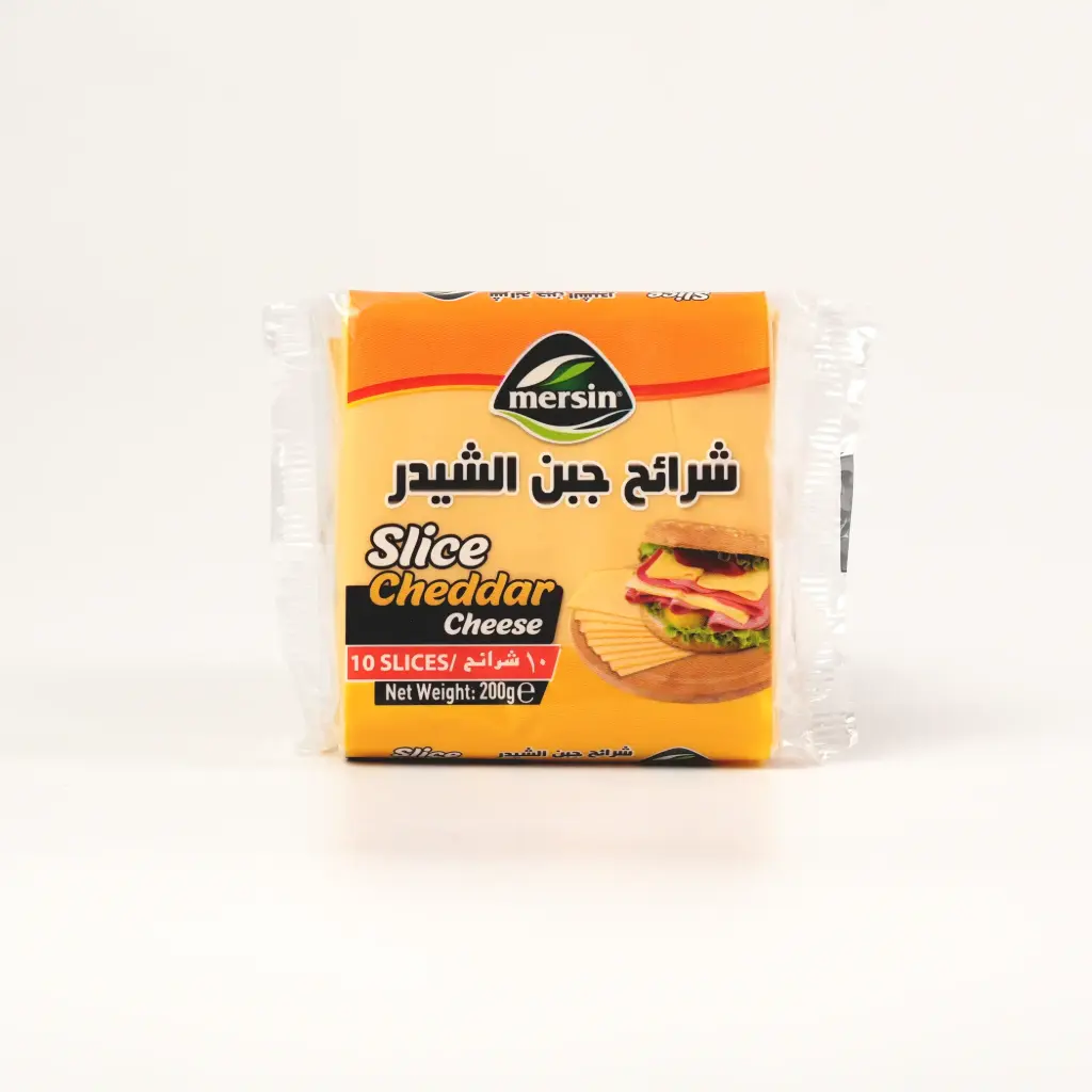 جبن شرائح شيدر مرسين 200 غم