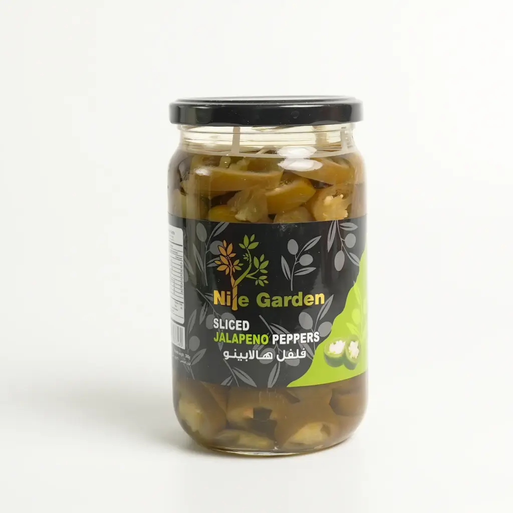 هالابينو شرائح نايل غاردن زجاج 340غم