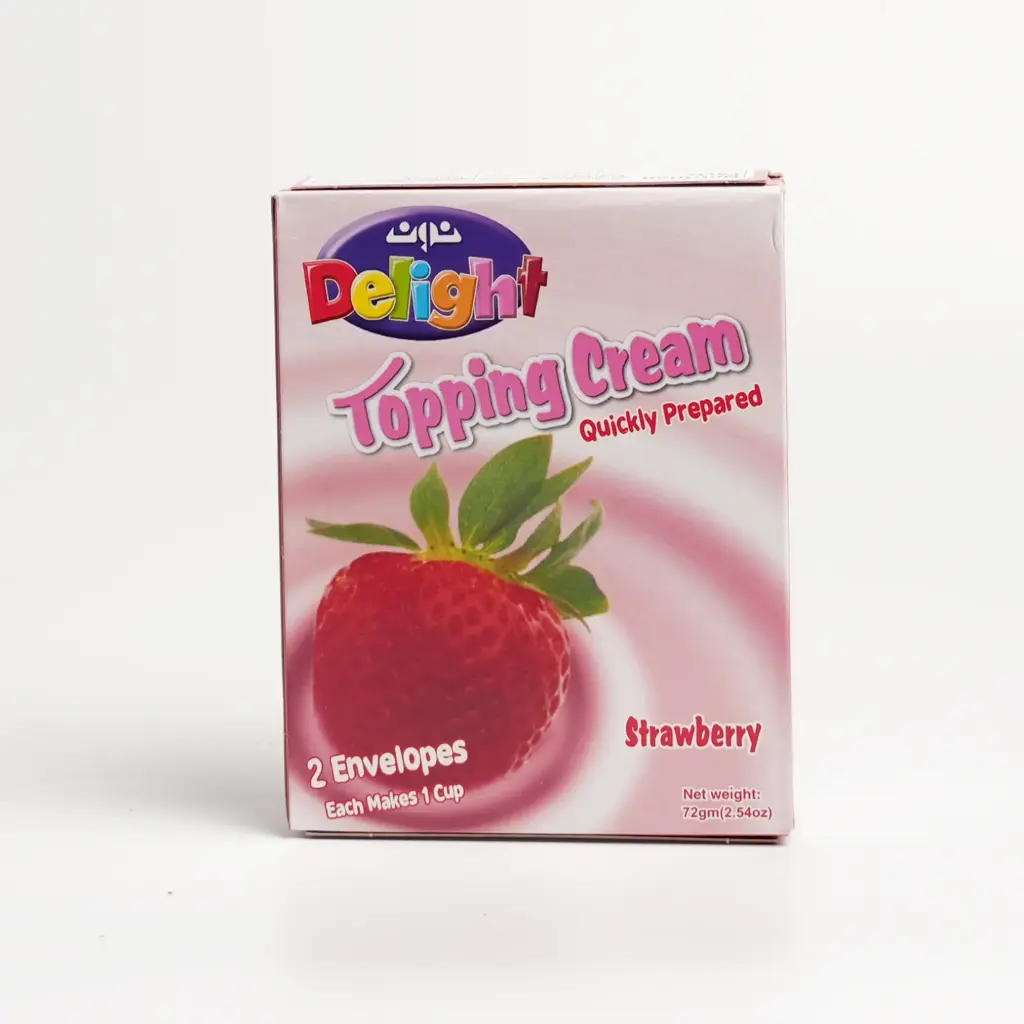 كريمة كيك فراولة نون 72غم