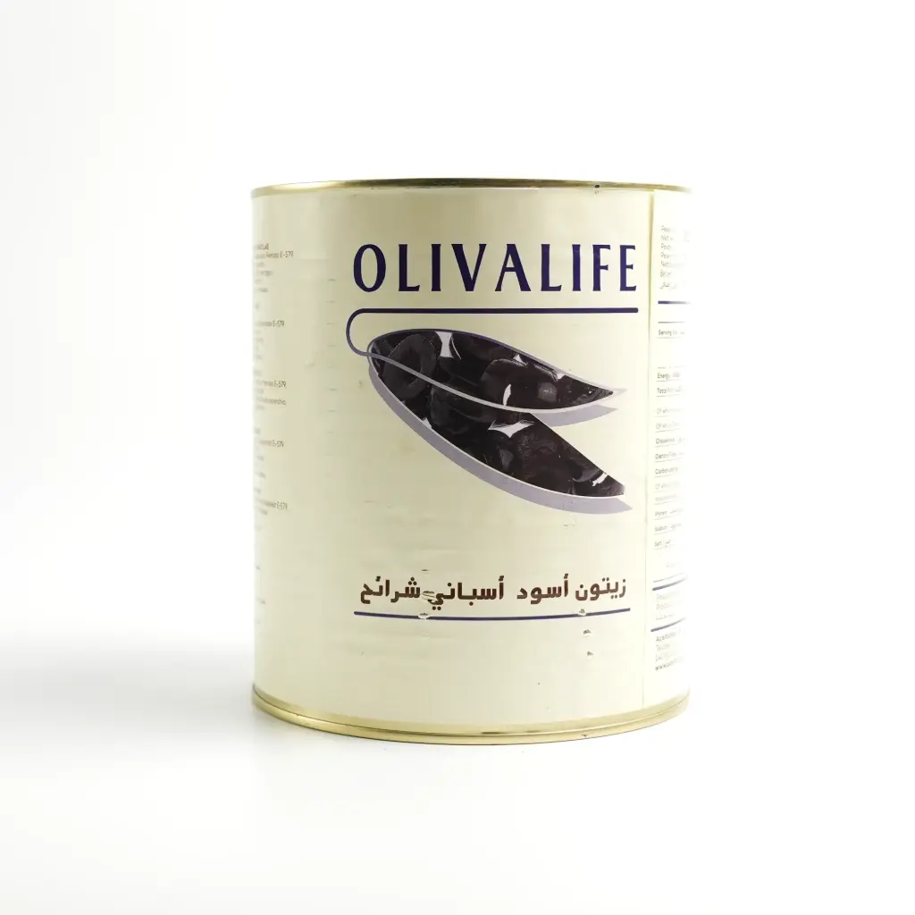 زيتون اسود شرائح زيتون اسباني 1.560 كغم