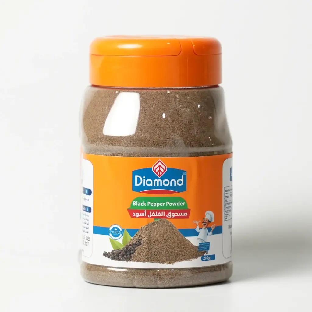 مسحوق فلفل أسود دايموند 210 غم