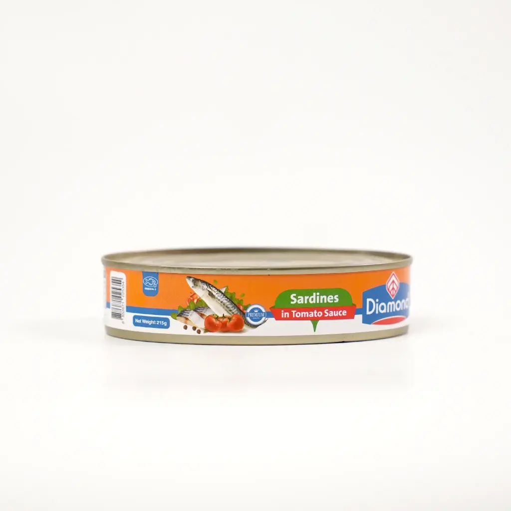 سمك سردين بصلصة الطماطم دايموند 215 غم  
