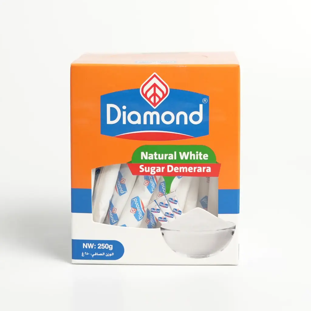 سكر أبيض طبيعي سفري دايموند 250 غم