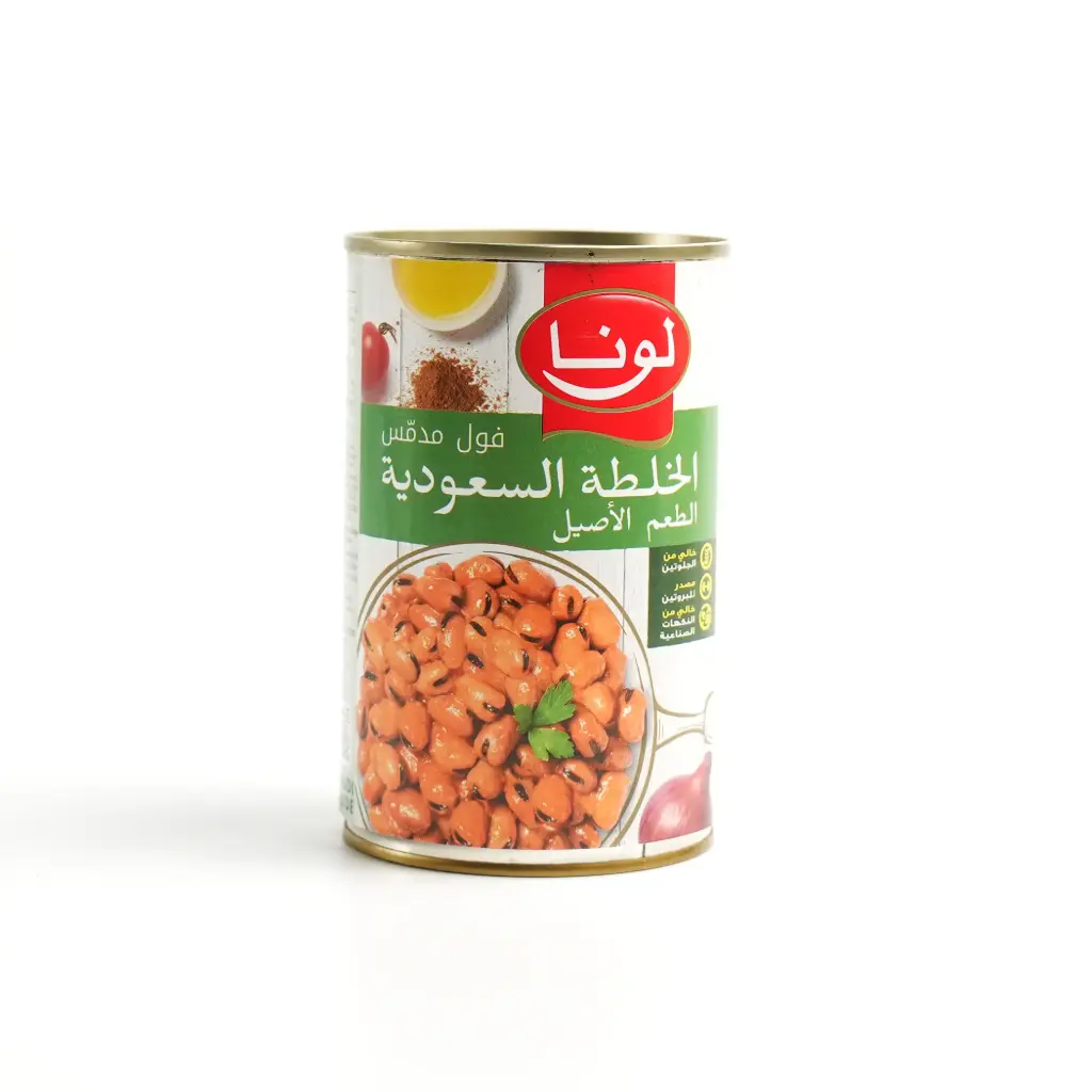 فول مدمس خلطة سعودية لونا 450 غم