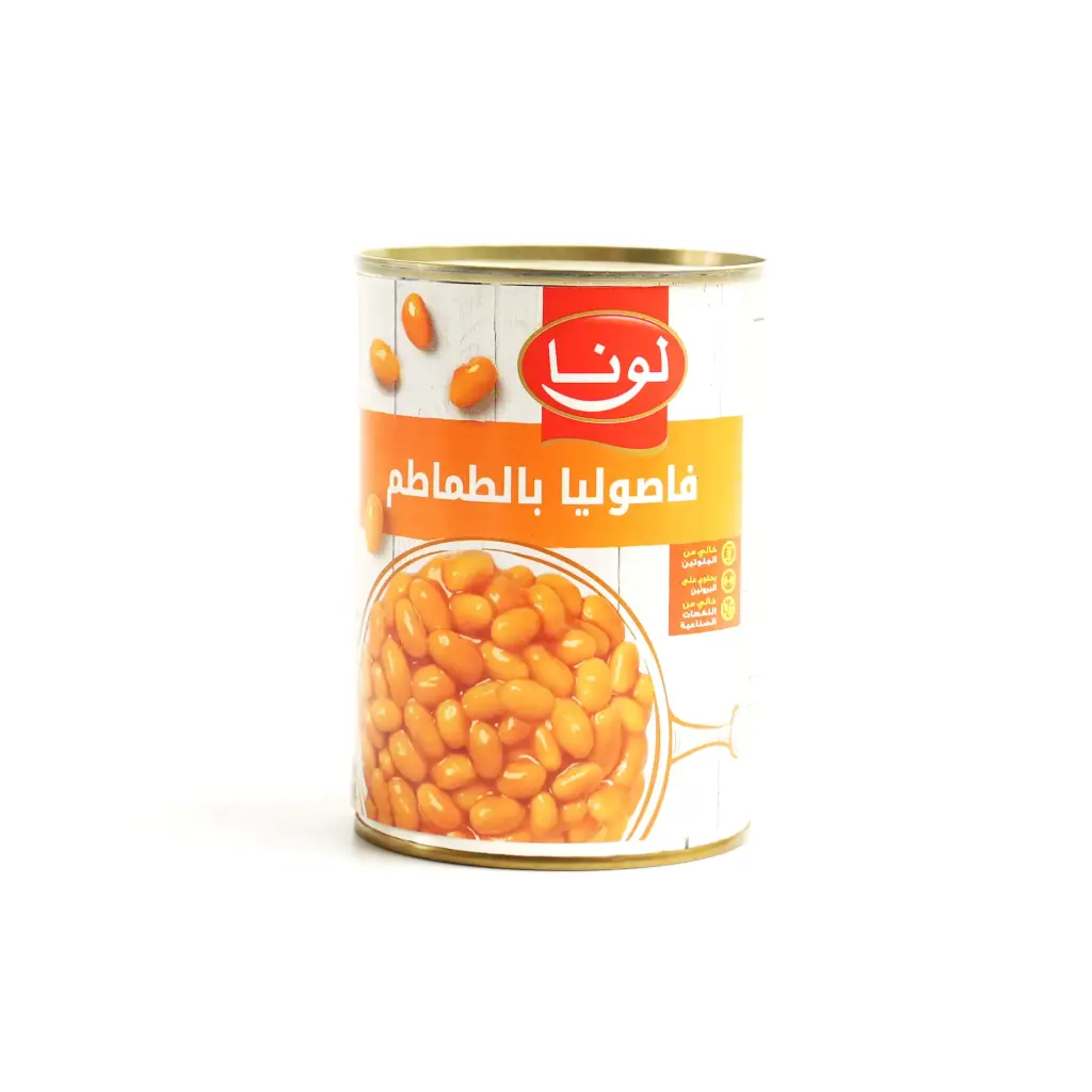 فاصوليا بالطماطم لونا 380 غم