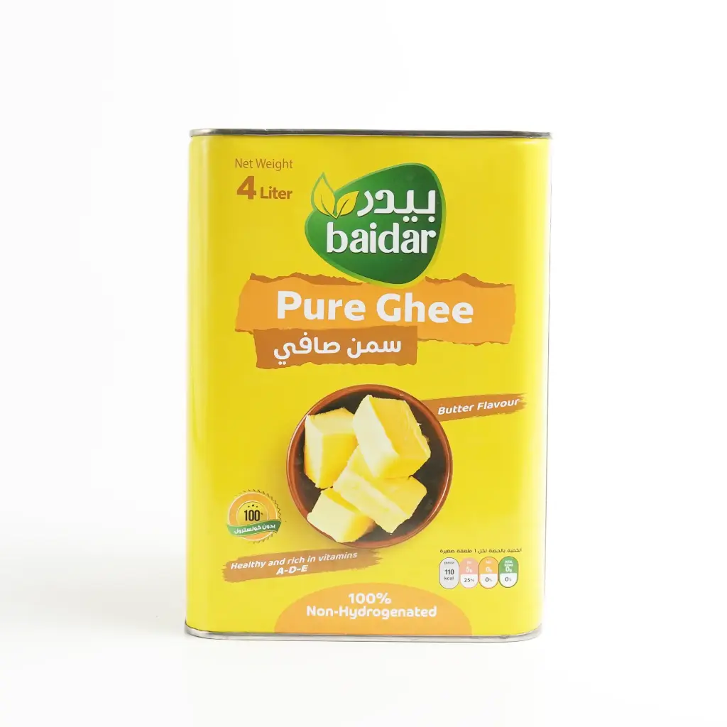 دهن بطعم الزبدة بيدر 4 لتر