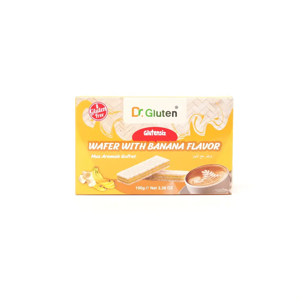 بسكت ويفر بلموز خالي من الكيلوتين دكتور جلوتين 100غم
