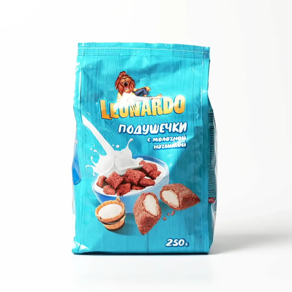 147 حبوب الافطار وسائد محشوة بالحليب كي دي في 250غم