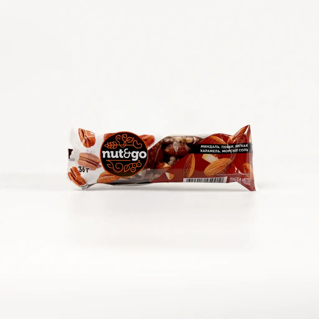 نستله بار Nut&go لوز جوز البقان كراميل ملح البحر كي دي في 36غم 335