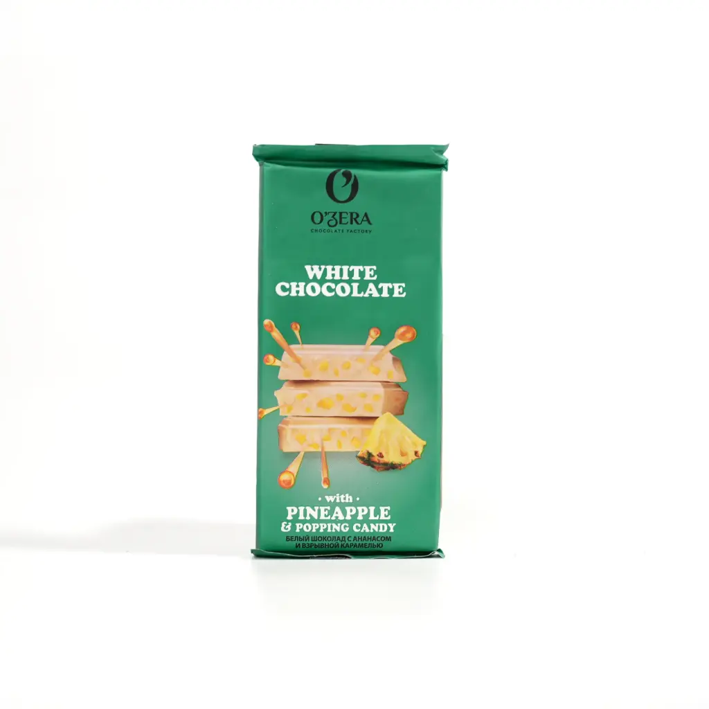 لوح شوكولاتة أوزيرا بالأناناس والحلوى كي دي في 90 غم 541