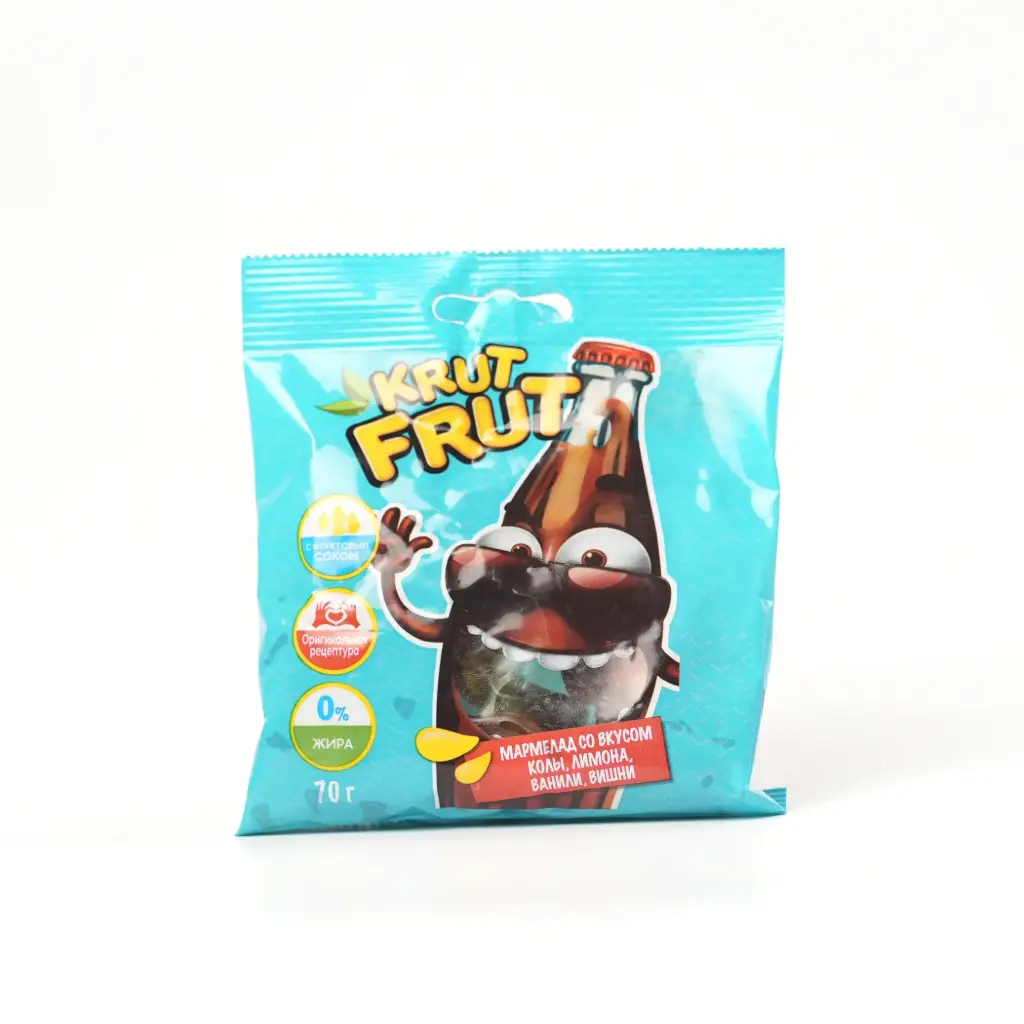 جيلي KrutFrut على شكل زجاجات مضحكة كي دي في 70غم 382