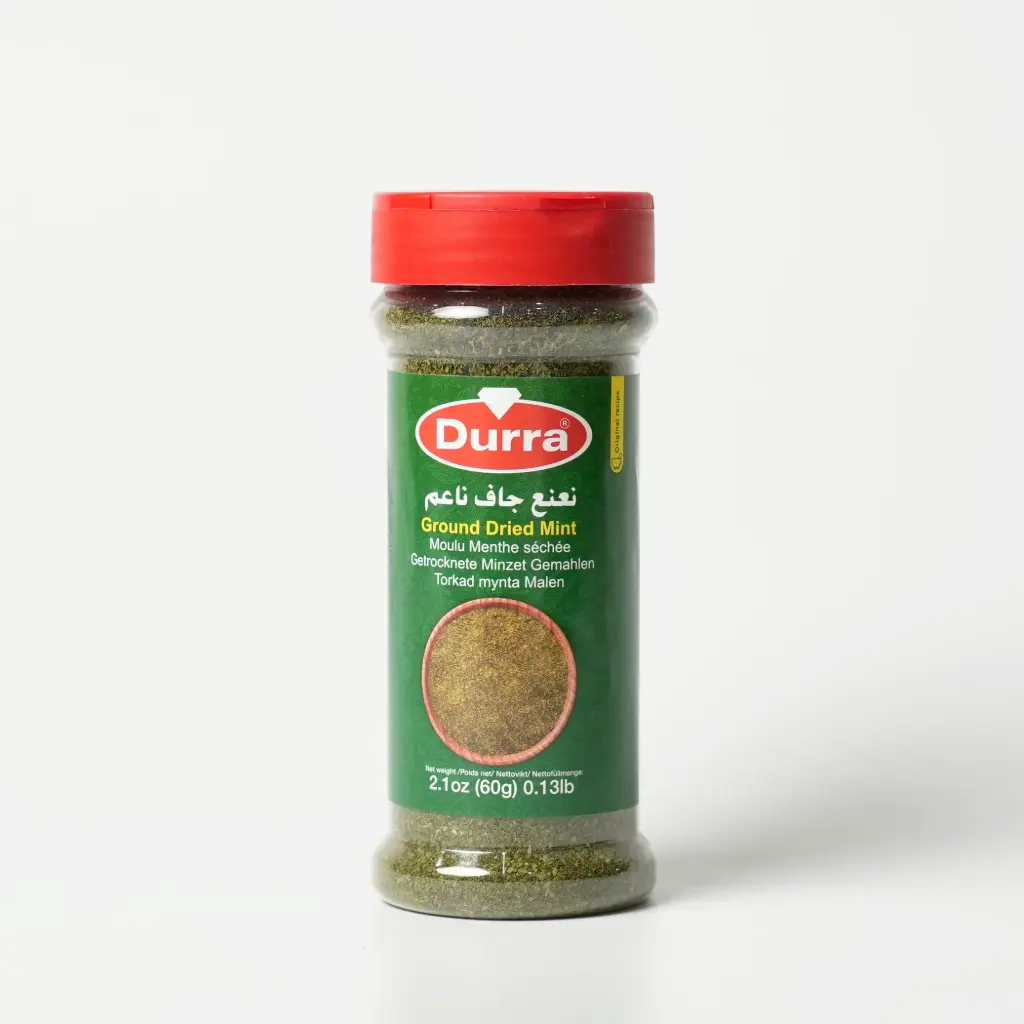 بهارات نعنع يابس جرة بلاستك الدرة 60 غم