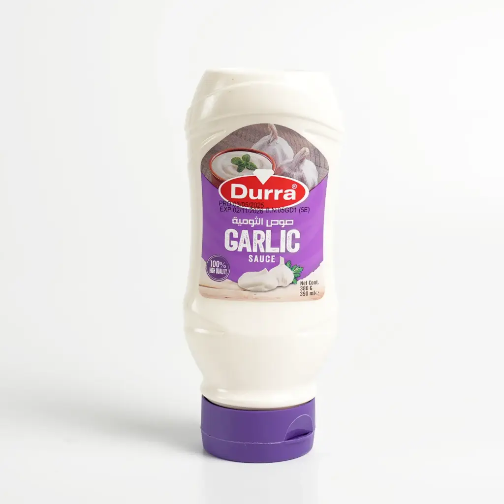 مايونيز بالثوم بلاستيك الدرة 380 غم