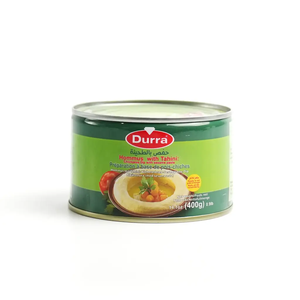 حمص بالطحينية معدني الدرة 400 غم