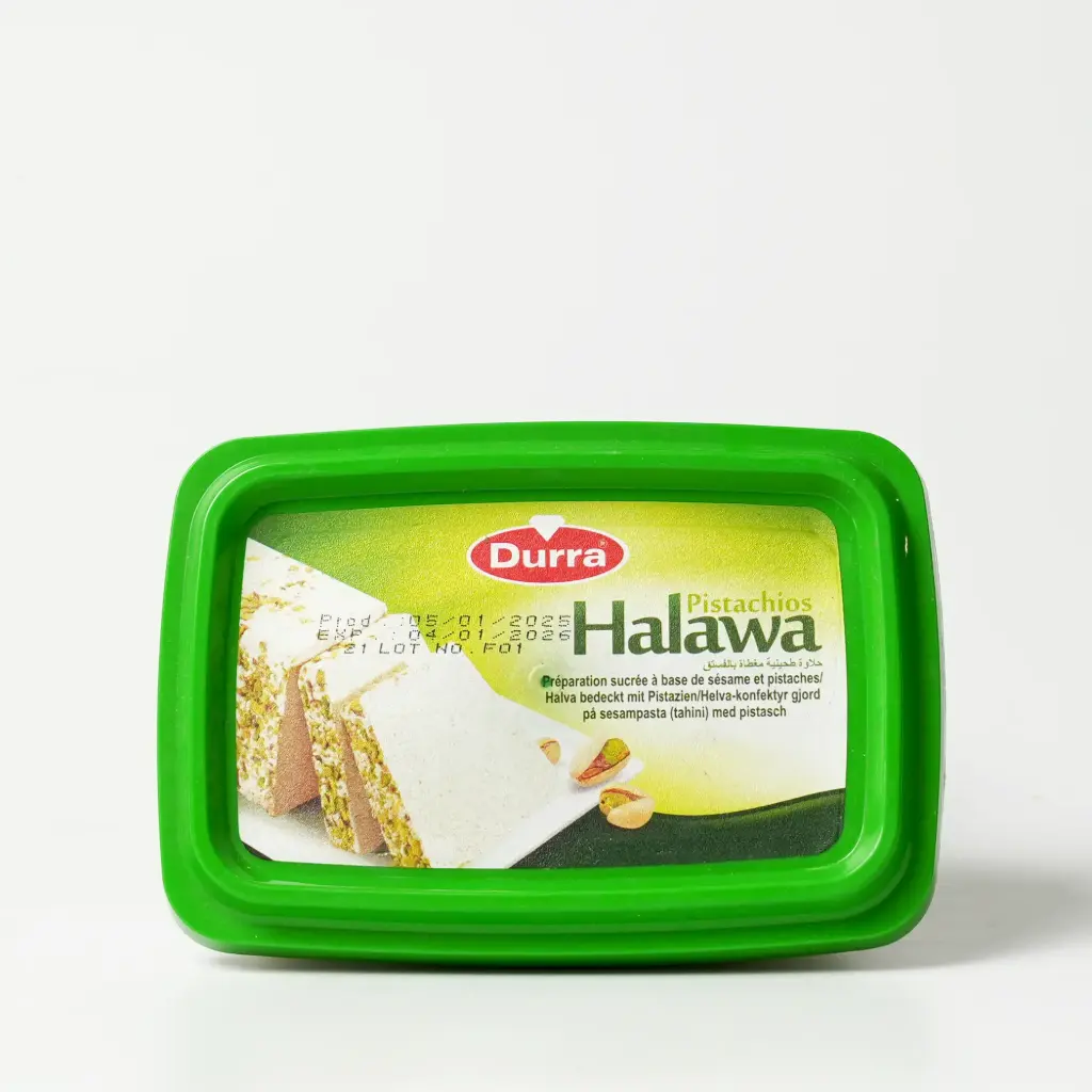 حلاوة بالفستق وسط بلاستيك الدرة 350 غم