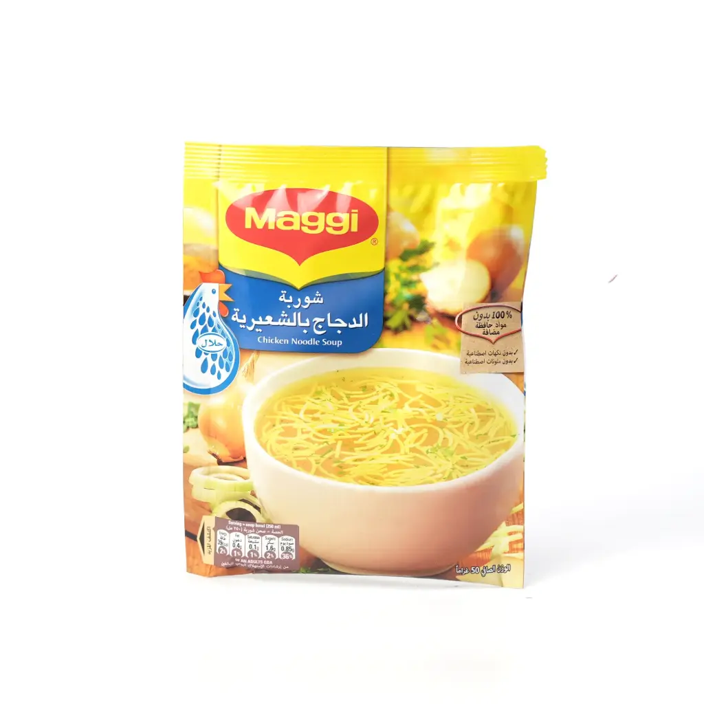 شوربة  بالدجاج و الشعرية ماجي 50 غم 