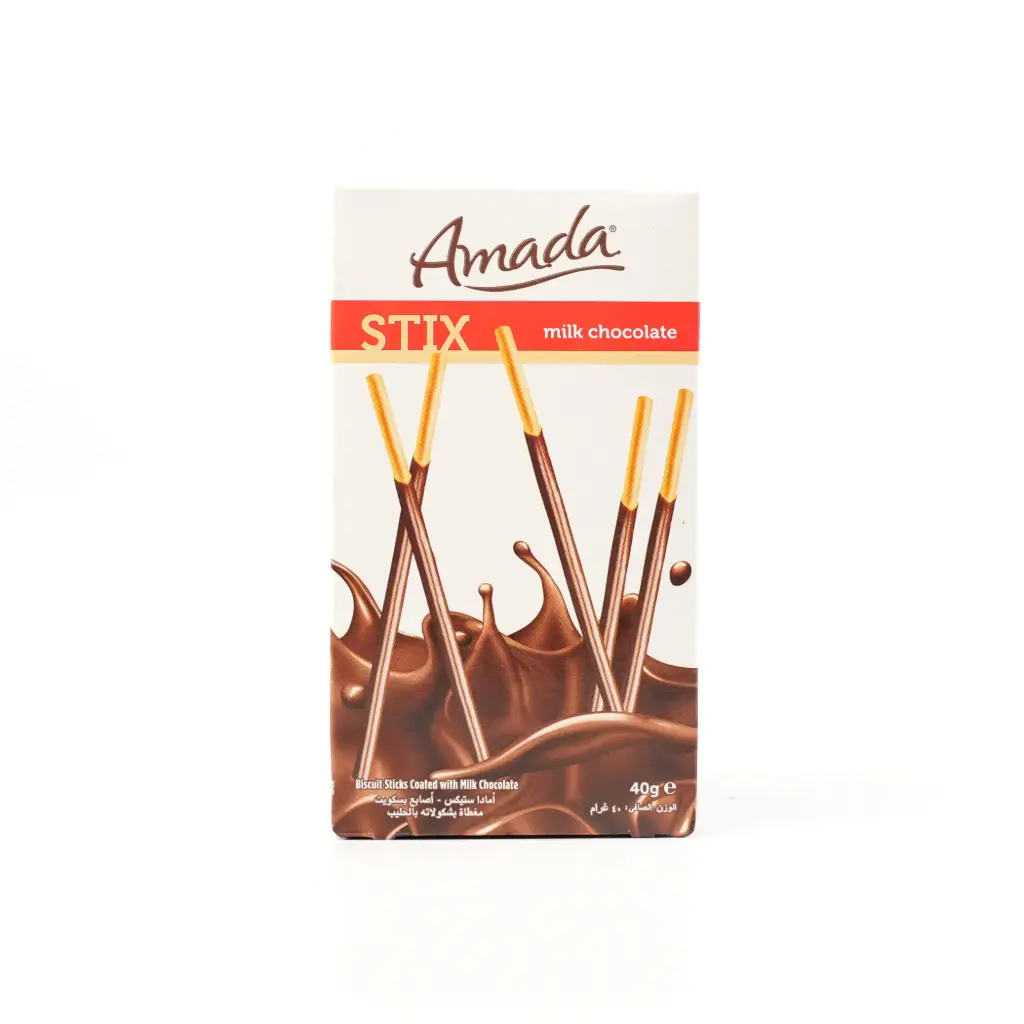 اصابع شوكولا حليبي  أمادا ستيكس 40غم