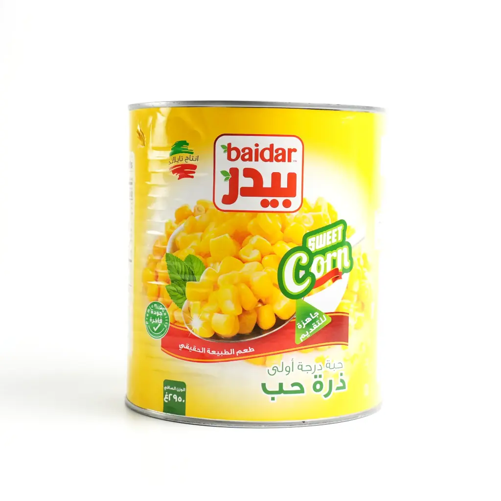 ذرة حب حلوة معدني كبير بيدر 2.95 كغم