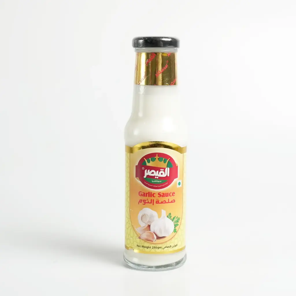 صلصة الثوم زجاج 12 قيصر 280 غم