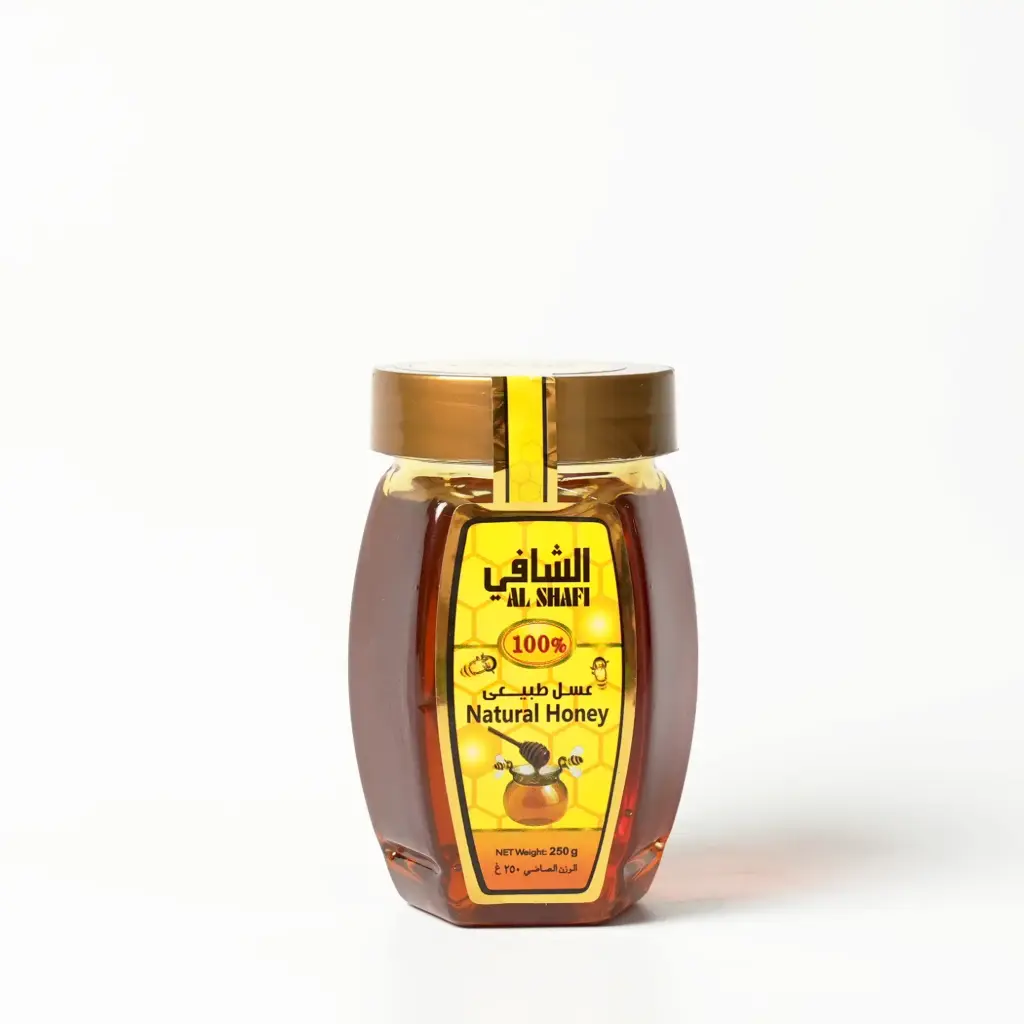 عسل طبيعي مضلع الشافي 250 غم