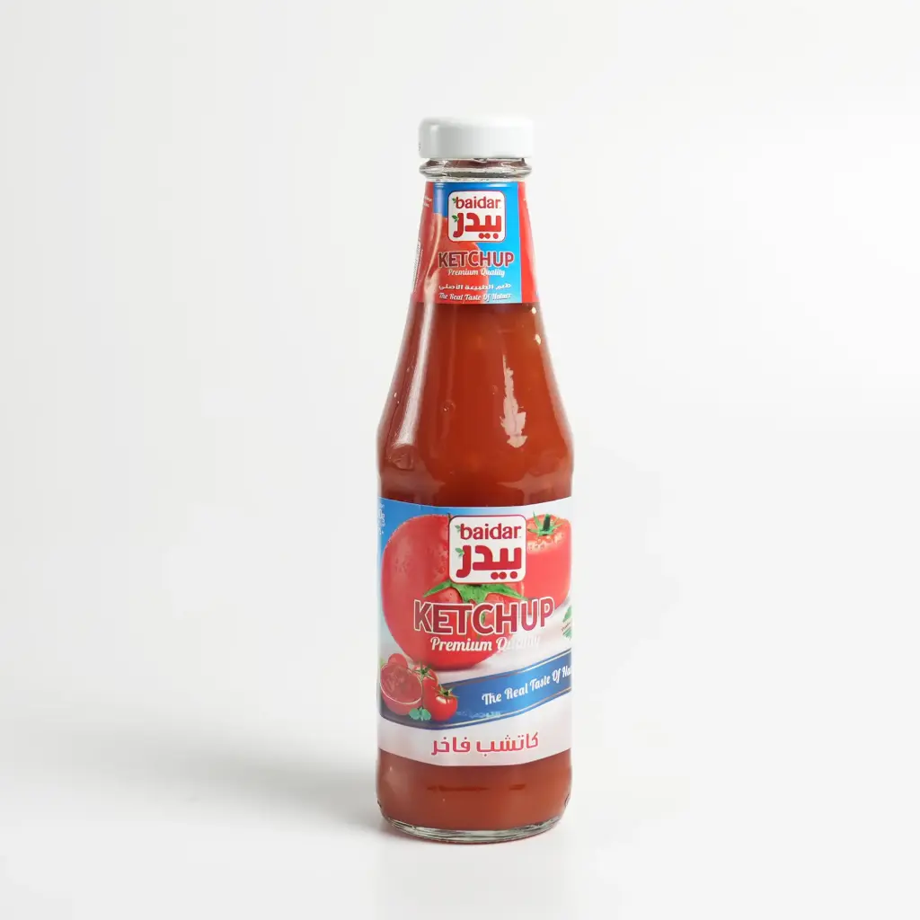 كاتشب زجاج بارد بيدر340 غم