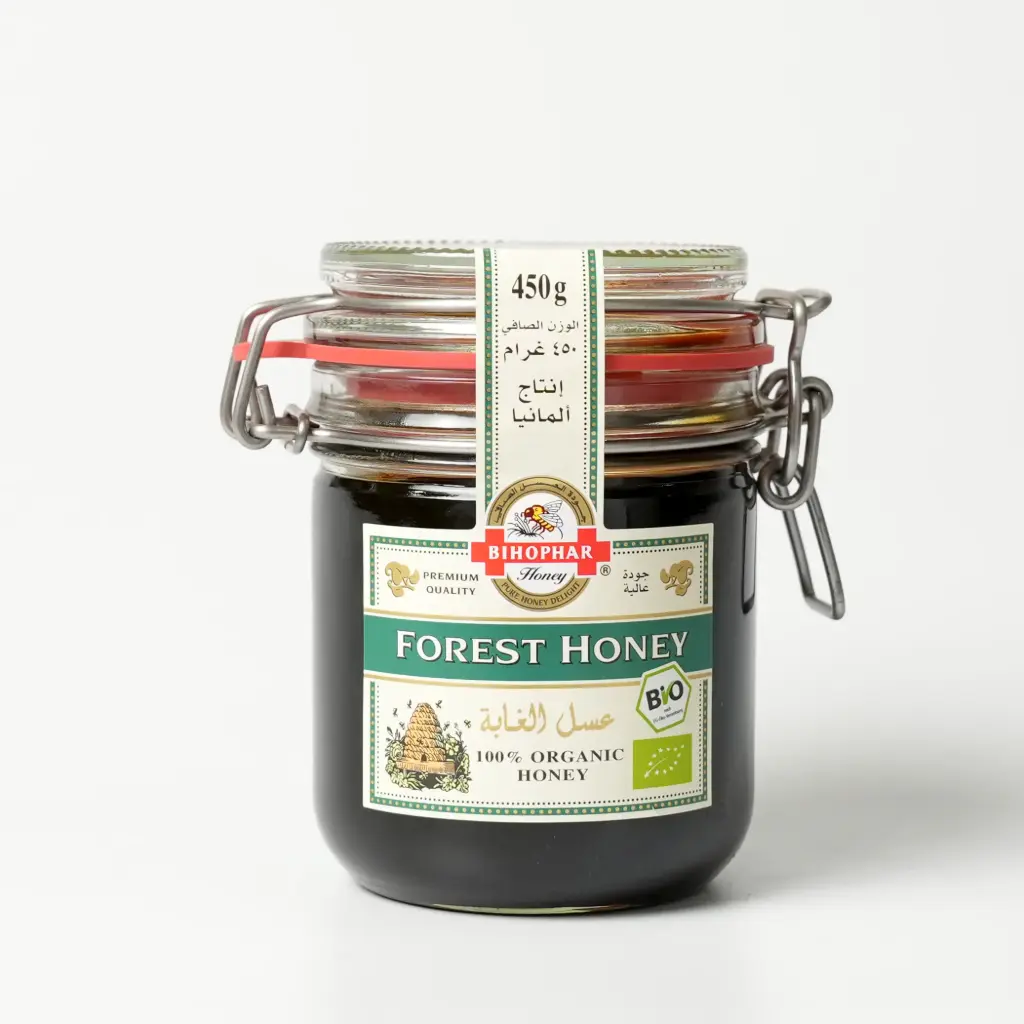 عسل الغابه العضوي بايوفير 450 غم 