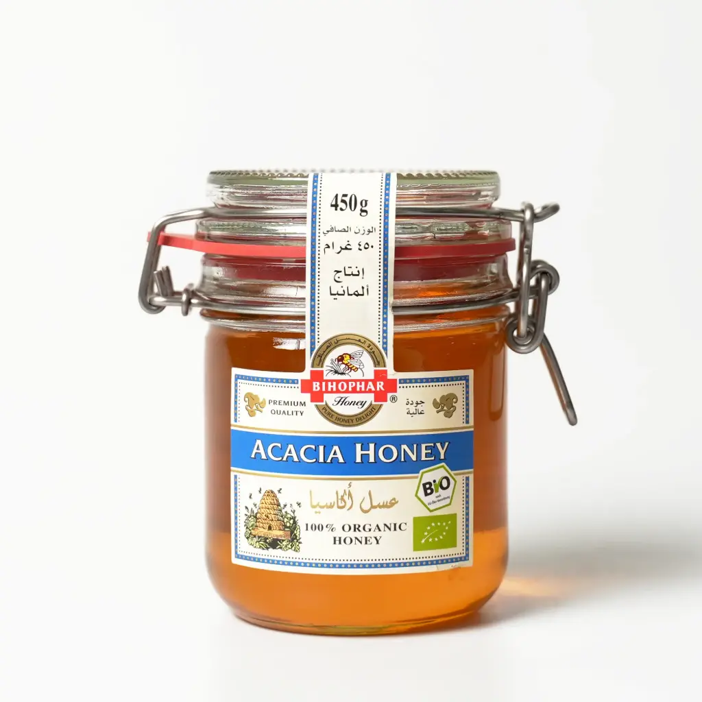 عسل اكاسيا العضوي بايوفير450 غم