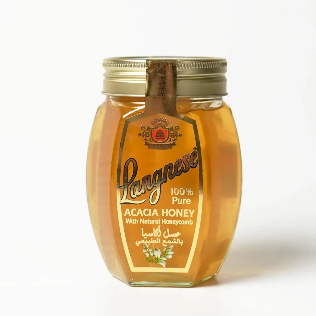 عسل اكاسيا بالشمع لاكنيزا 500 غم