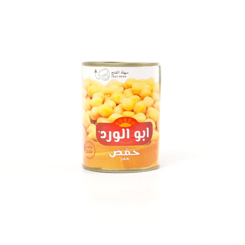 حمص معلب سهل الفتح أبو الورد 380 غم  