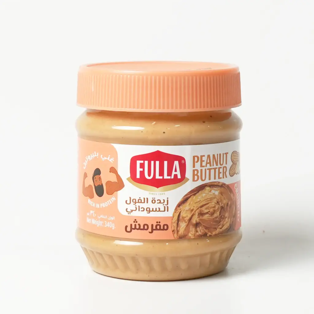 زبدة الفول السوداني مقرمش فلة 340 غم  