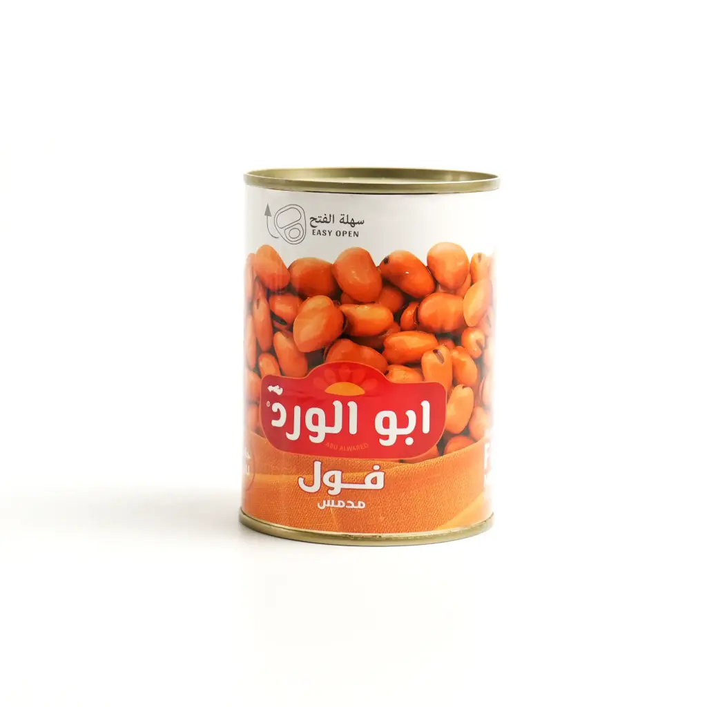 فول مدمس سهل الفتح رفيع أبو الورد 380 غم  